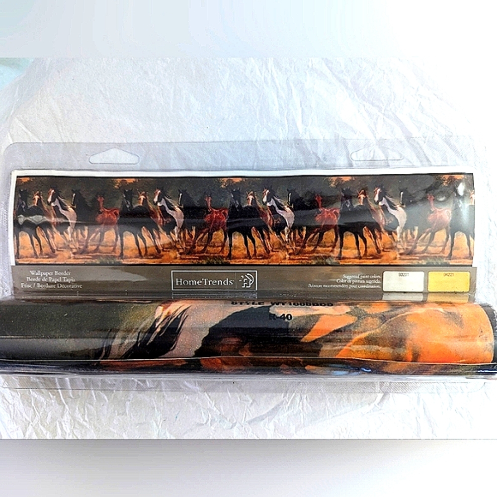 Running Horses Wallpaper Border 1pk (5yards)